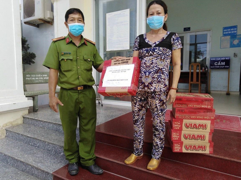 Trong cuộc chiến ngăn, diệt "giặc" Covid, CAP Hoàng Liệt còn là cầu nối hữu hiệu của những tấm lòng thiện nguyện đến với địa chỉ cần tương trợ