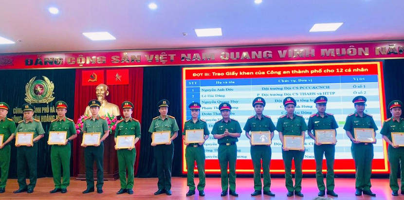 Nhiều tập thể, cá nhân của CAQ được biểu dương