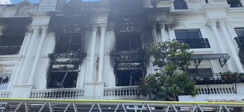 Hình ảnh xót xa sau vụ cháy