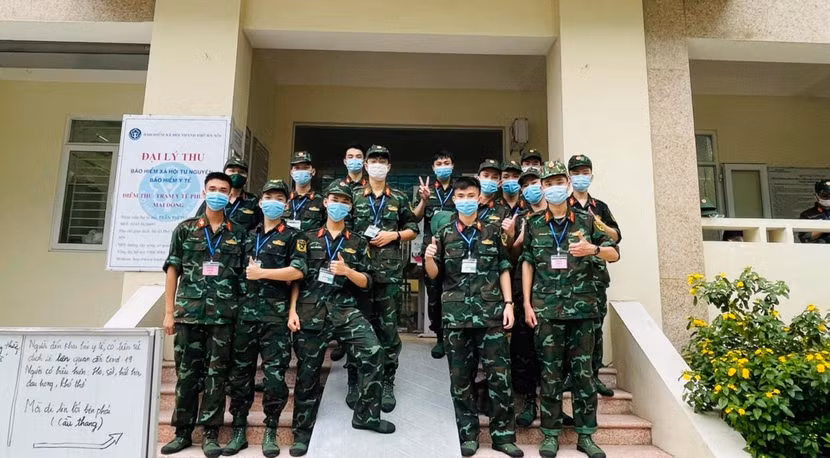 Các học viên sẽ hỗ trợ tối đa quận Hoàng Mai trong chiến dịch xét nghiệm diện rộng, tiêm chủng vắc xin phòng chống Covid