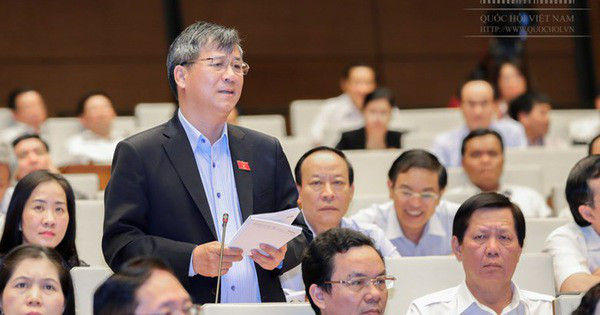 Đại biểu Nguyễn Anh Trí (đoàn Hà Nội) phát biểu thảo luận