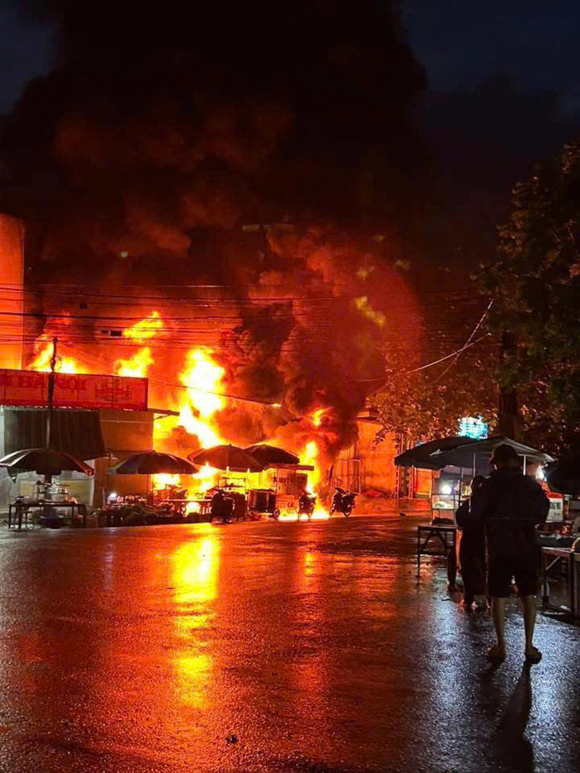 Hiện trường vụ việc.