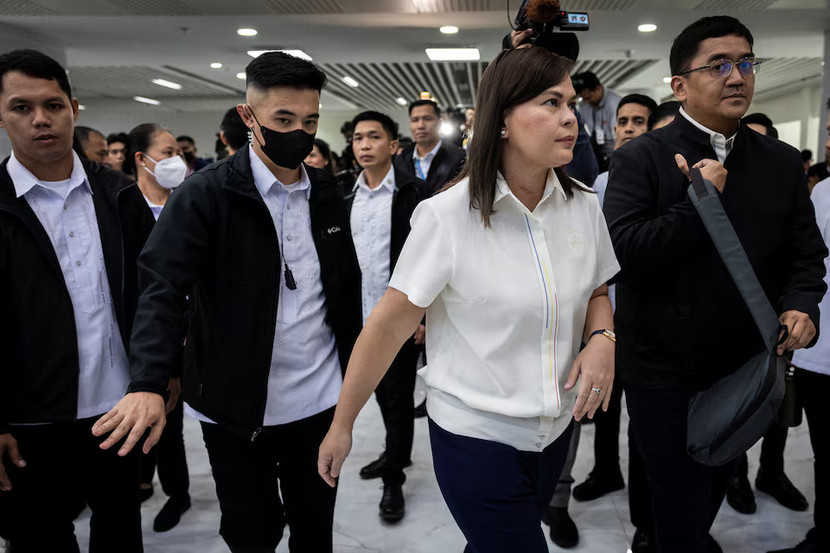 Phó Tổng thống Sara Duterte được lệnh triệu tập tới Cục Điều tra Quốc gia vào ngày 29-11 để “làm sáng tỏ cuộc điều tra về cáo buộc đe dọa nghiêm trọng”