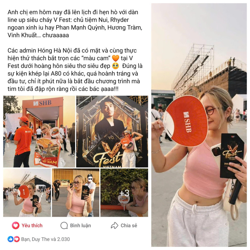 “Cơn sốt check-in” tại booth SHB còn nhanh chóng lan tỏa trên mạng xã hội “Cơn sốt check-in” tại booth SHB còn nhanh chóng lan tỏa trên mạng xã hội