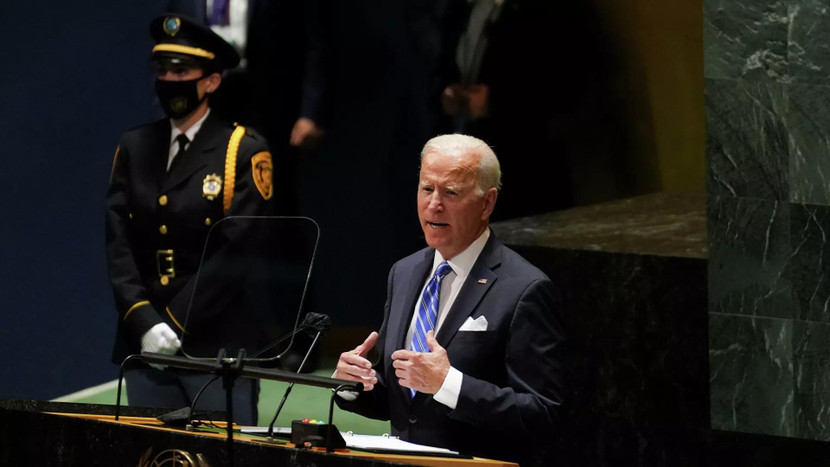 Tổng thống Mỹ Joe Biden phát biểu trước Đại hội đồng Liên hợp quốc hôm 21-9 Tổng thống Mỹ Joe Biden phát biểu trước Đại hội đồng Liên hợp quốc hôm 21-9