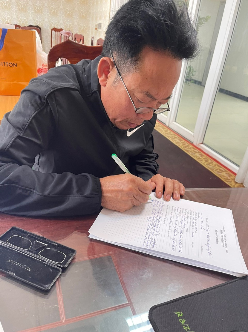 Bị can Bùi Mai Lâm tại CQĐT Bị can Bùi Mai Lâm tại CQĐT