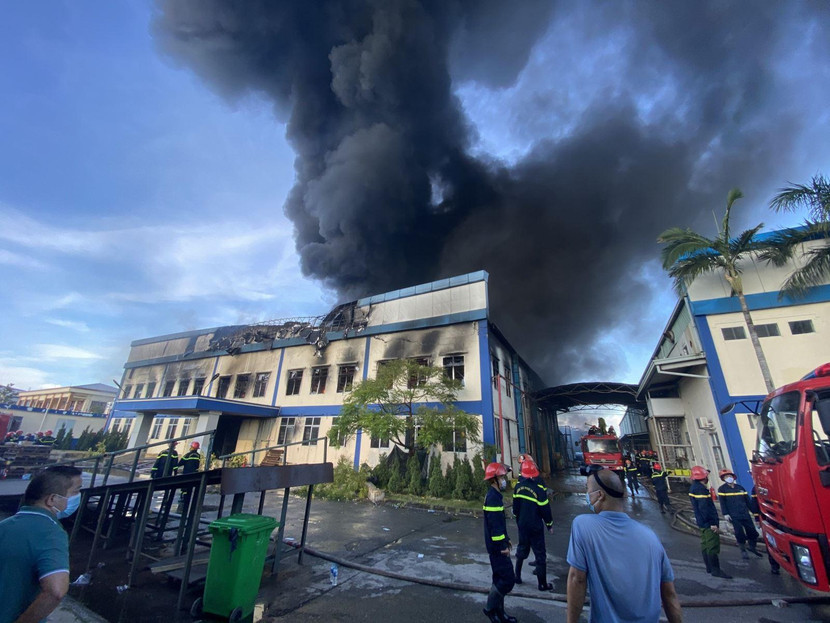 Hình ảnh vụ hỏa hoạn