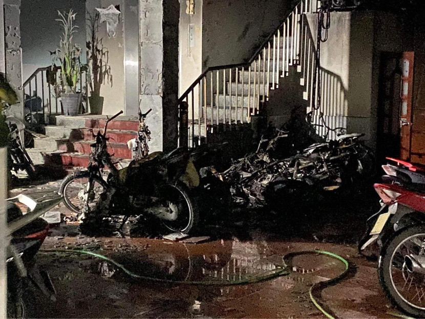 Hiện trường vụ cháy