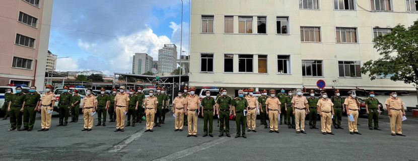 Lực lượng tăng cường tham gia công tác phòng, chống dịch Lực lượng tăng cường tham gia công tác phòng, chống dịch