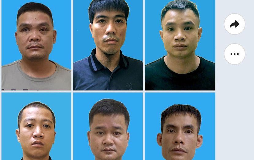 Dũng "ốt" cùng một số đàn em trong đường dây bảo kê, hoạt động "tín dụng đen" Dũng "ốt" cùng một số đàn em trong đường dây bảo kê, hoạt động "tín dụng đen"