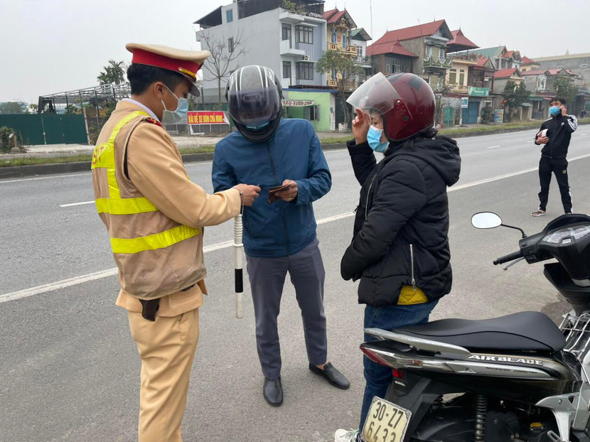Địa bàn huyện Sóc Sơn trong những ngày Tết tình hình lái xe vi phạm bia, rượu có dấu hiệu phức tạp. Chính vì vậy, đơn vị đã chủ động triển khai các kế hoạch, phương án kiểm tra nhằm kịp thời phát hiện, xử lý nghiêm vi phạm
