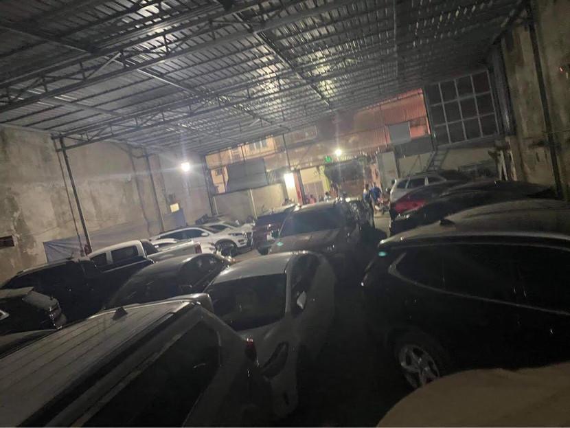 Một bãi tập kết xe gian của các đối tượng bị Phòng CSHS khám xét, thu giữ Một bãi tập kết xe gian của các đối tượng bị Phòng CSHS khám xét, thu giữ