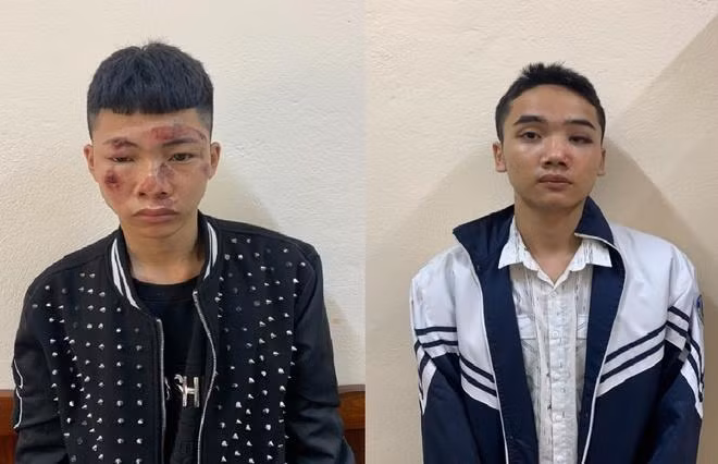 Sau khi đâm trọng thượng CSGT, hai đối tượng cũng ngã xuống đường nhưng chỉ bị thương nhẹ Sau khi đâm trọng thượng CSGT, hai đối tượng cũng ngã xuống đường nhưng chỉ bị thương nhẹ