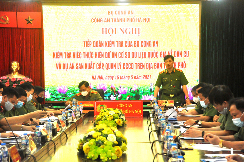 Trung tướng Nguyễn Duy Ngọc, Ủy viên Trung ương Đảng, Thứ trưởng Bộ Công an phát biểu chỉ đạo tại buổi kiểm tra Trung tướng Nguyễn Duy Ngọc, Ủy viên Trung ương Đảng, Thứ trưởng Bộ Công an phát biểu chỉ đạo tại buổi kiểm tra