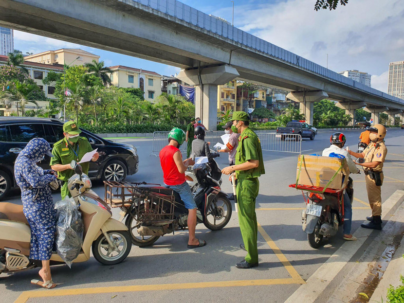 Các lực lượng tham gia kiểm soát phòng, chống dịch Covid-19