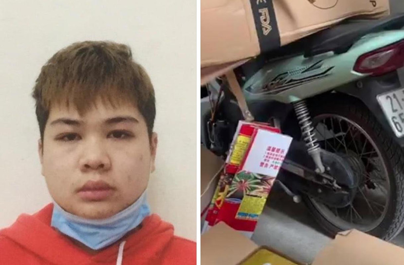 Đối tượng Quân và tang vật vụ án