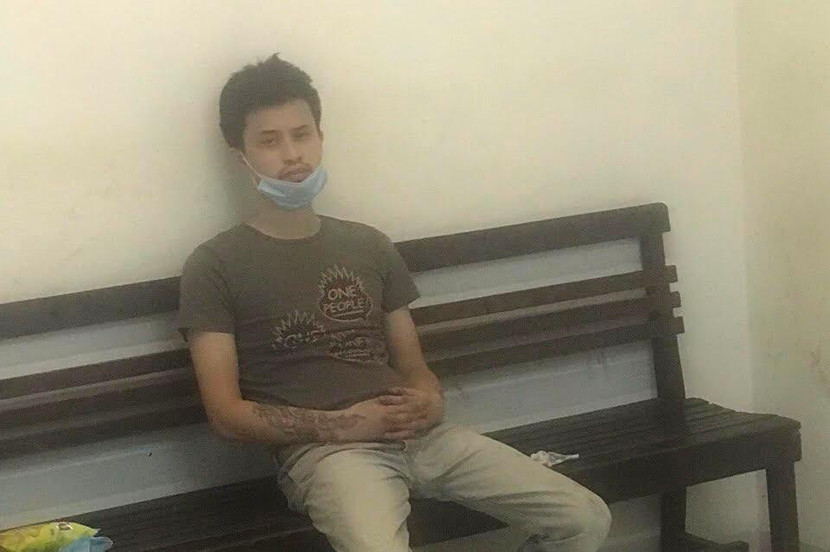 Đối tượng tàng trữ trái phép chất ma túy bị CSGT - CATP Hà Nội phát hiện tại chốt kiểm soát dịch Covid-19