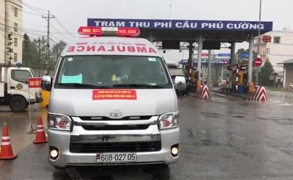 Chiếc xe cứu thương vi phạm Chiếc xe cứu thương vi phạm