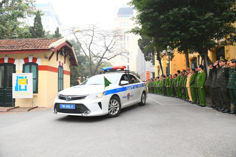 Lực lượng CSGT ra quân bảo vệ, đảm bảo tuyệt đối ATGT phục vụ Đại hội Đảng lần thứ XIII