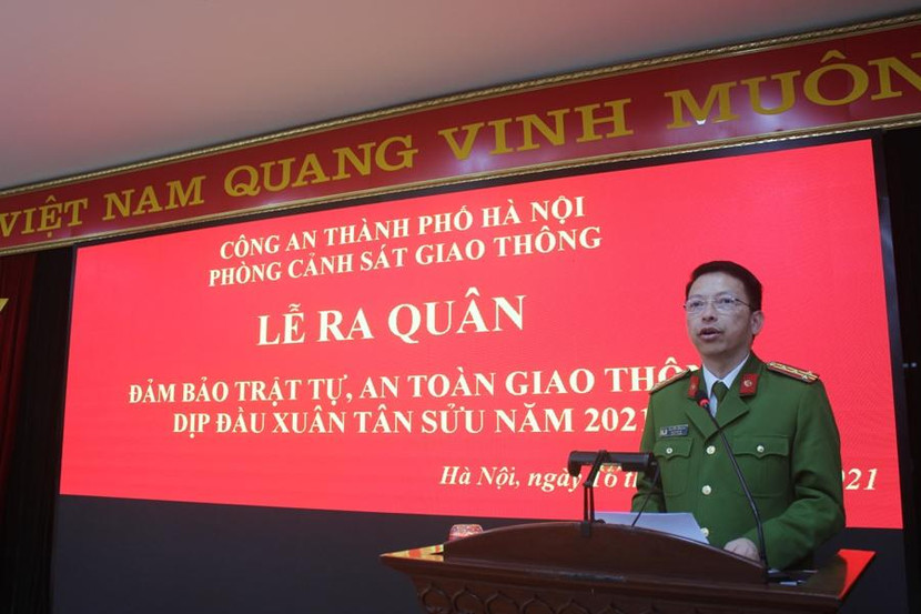 Đại tá Nguyễn Hồng Ky, Phó Giám đốc CATP Hà Nội nhấn mạnh tới 3 yêu cầu nhiệm vụ với Phòng CSGT sau Tết Đại tá Nguyễn Hồng Ky, Phó Giám đốc CATP Hà Nội nhấn mạnh tới 3 yêu cầu nhiệm vụ với Phòng CSGT sau Tết