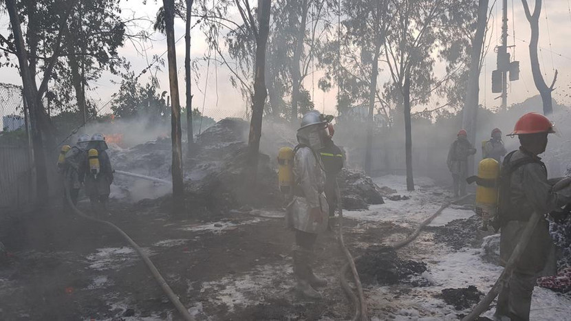 Vụ hỏa hoạn khu tập kết phế liệu ở Tân Triều xảy ra hôm 17-5-2022 Vụ hỏa hoạn khu tập kết phế liệu ở Tân Triều xảy ra hôm 17-5-2022