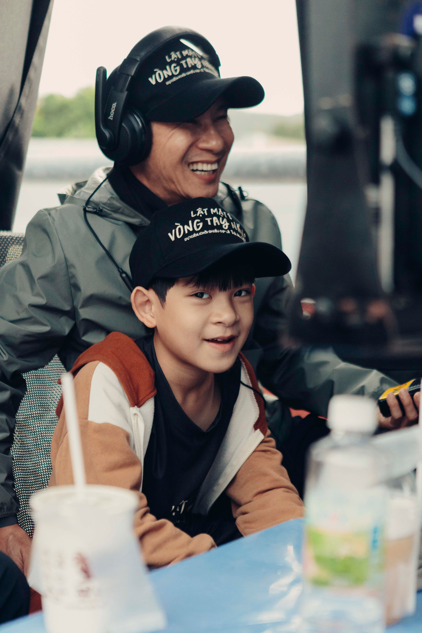 Đạo diễn Lý Hải và con trai