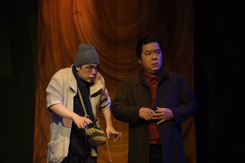 Nghệ sĩ Chánh Trực (phải) dàn dựng trở lại “Đêm vượn hú” sau gần 10 năm