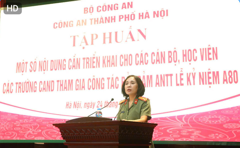 Chỉ huy Phòng Tham mưu quán triệt nội dung tập huấn