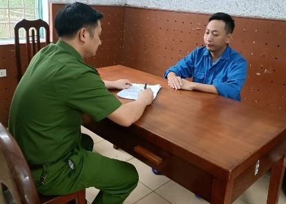 Phạm Minh Đức tại Cơ quan điều tra.