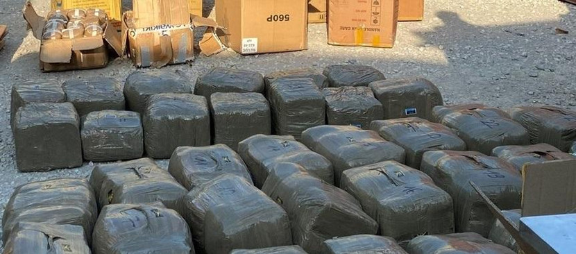 Số ma túy cần sa có trọng lượng hơn nửa tấn