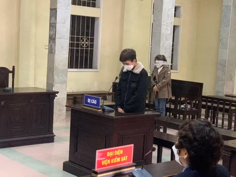 Bị cáo An tại phiên xét xử chiều 25-1