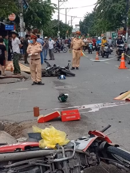 Hiện trường vụ tai nạn