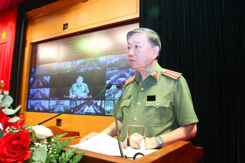 Đại tướng Tô Lâm phát biểu khai mạc hội