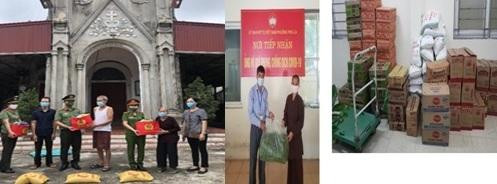 Chung tay giúp đỡ người dân gặp khó khăn do dịch bệnh Covid