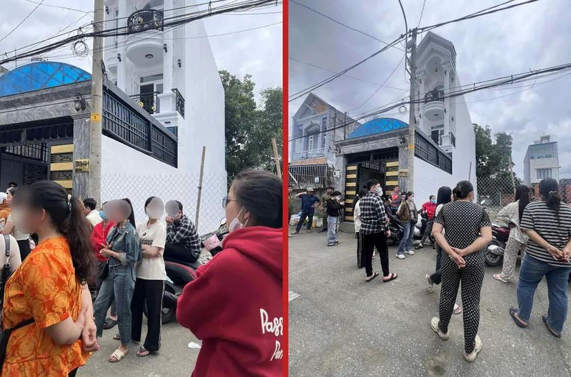 Nhiều người dân hoang mang tìm đến nhà chủ hụi để đòi tiền khi nghe tin đồn vỡ hụi