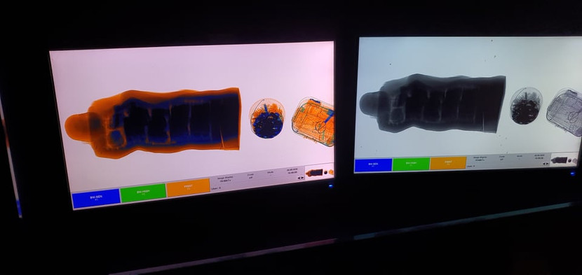 Qua máy soi hành lý, Hải quan Cầu Treo đã phát hiện sự bất thường trong lô hàng tượng gỗ Qua máy soi hành lý, Hải quan Cầu Treo đã phát hiện sự bất thường trong lô hàng tượng gỗ