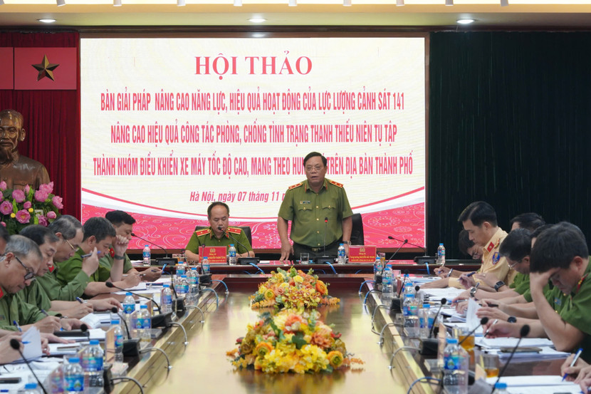 Trung tướng Nguyễn Hải Trung - Giám đốc CATP Hà Nội chủ trì Hội thảo Trung tướng Nguyễn Hải Trung - Giám đốc CATP Hà Nội chủ trì Hội thảo