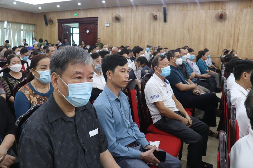 Hội trường lớn CAQ Hà Đông không còn chỗ trống