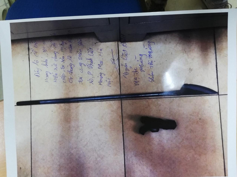 Dao tự chế và súng nhựa - phương tiện các đối tượng sử dụng gây án