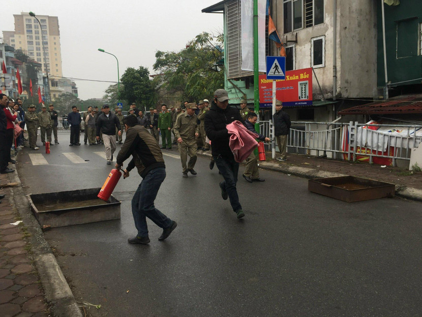 Tập huấn kỹ năng xử lý hỏa hoạn cho đội ngũ cơ sở