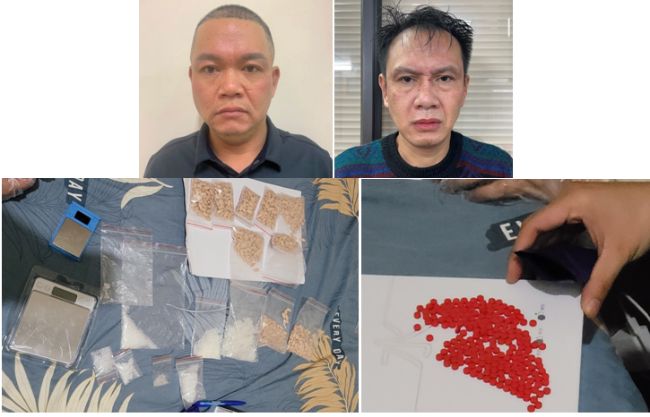 Các đối tượng và tang vật vụ án Các đối tượng và tang vật vụ án