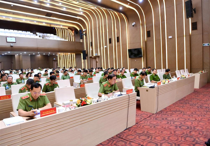 Toàn cảnh Hội nghị tại hội trường Bộ Công an Toàn cảnh Hội nghị tại hội trường Bộ Công an