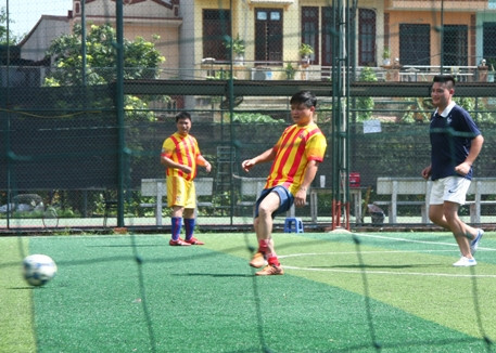 Sôi nổi trận cầu lực lượng Cảnh sát trật tự CAQ Hai Bà Trưng ảnh 2