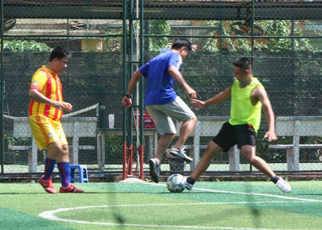 Sôi nổi trận cầu lực lượng Cảnh sát trật tự CAQ Hai Bà Trưng ảnh 3