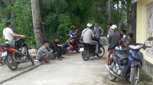 Khu vực hiện trường nơi xảy ra vụ việc Khu vực hiện trường nơi xảy ra vụ việc