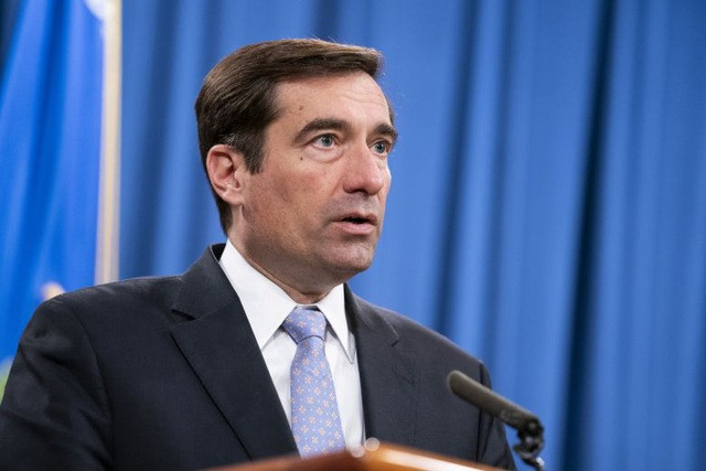 Trợ lý Bộ trưởng Tư pháp Mỹ John Demers cho biết, trong số 8 đối tượng, có 5 người đã bị bắt ở Mỹ Trợ lý Bộ trưởng Tư pháp Mỹ John Demers cho biết, trong số 8 đối tượng, có 5 người đã bị bắt ở Mỹ