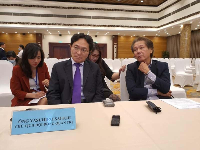 Ông Yasuhiro Saitoh và ông Lê Minh Quốc