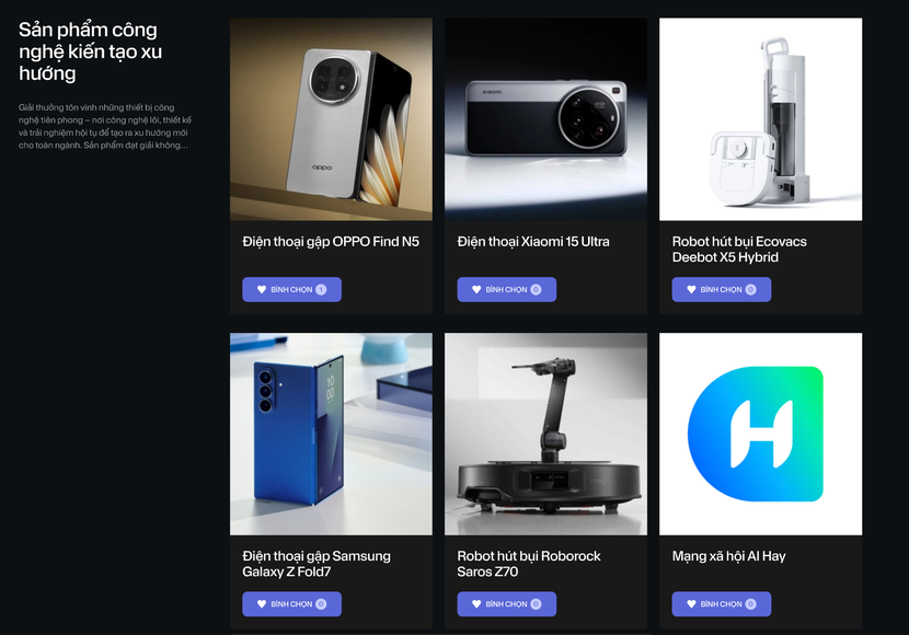 Better Choice Awards 2025 đã bước vào giai đoạn bình chọn toàn quốc Better Choice Awards 2025 đã bước vào giai đoạn bình chọn toàn quốc