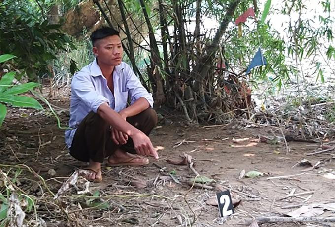 Lý Chừ trong buổi thực nghiệm hiện trường