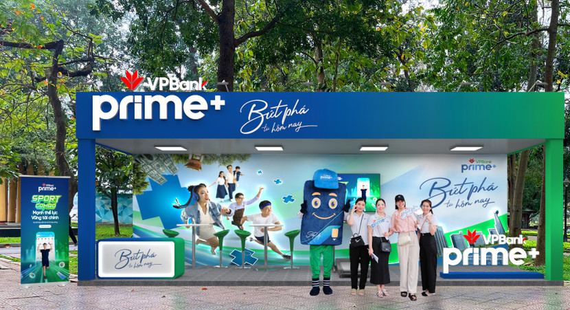 Phối cảnh gian hàng VPBank Prime tại Lễ hội năm nay